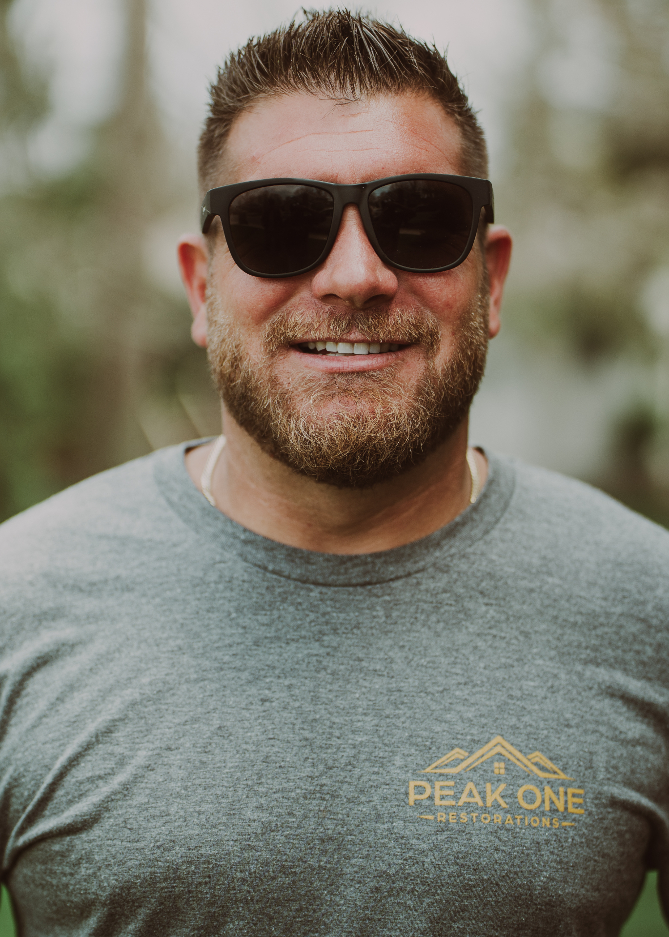Kyle Davis, owner of Peak One Restorations, a GAF certified roofing contractor in Bellefontaine, Ohio.